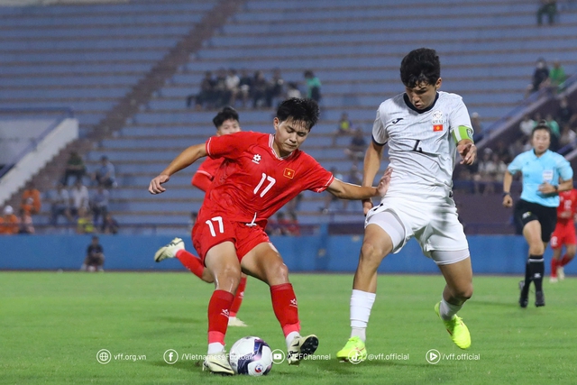 Đội tuyển U17 Việt Nam chia điểm đáng tiếc trước U17 Kyrgyzstan - Ảnh 1.