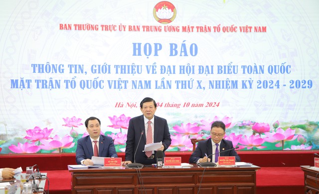 Đại hội đại biểu toàn quốc Mặt trận Tổ quốc Việt Nam diễn ra từ ngày 16 - 18/10 - Ảnh 2.