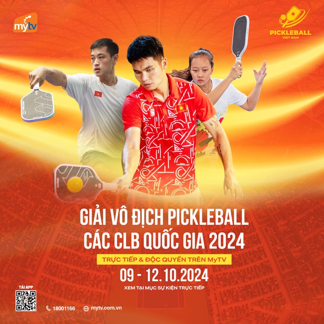 Xem trực tiếp giải Pickleball các câu lạc bộ quốc gia 2024 ở đâu? - Ảnh 1.