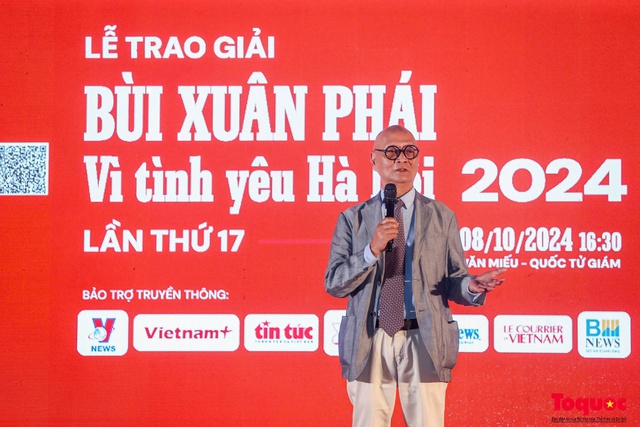 Lễ trao giải Bùi Xuân Phái - Vì tình yêu Hà Nội: GS.KTS Hoàng Đạo Kính được trao Giải thưởng Lớn - Ảnh 3.