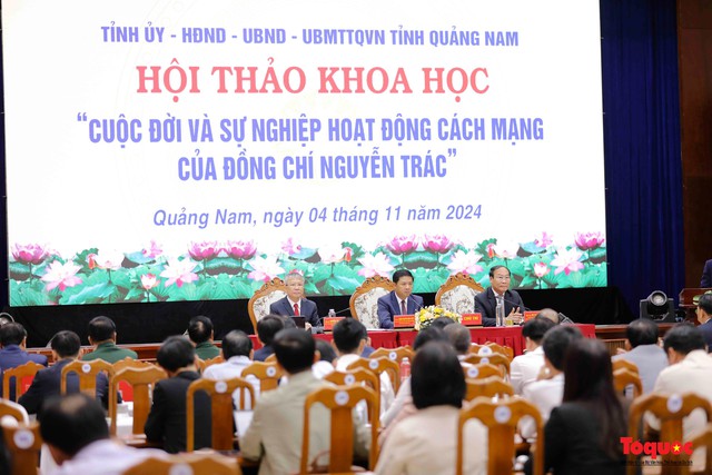 Tổ chức trọng thể lễ kỷ niệm 120 năm ngày sinh đồng chí Nguyễn Trác - Ảnh 4.