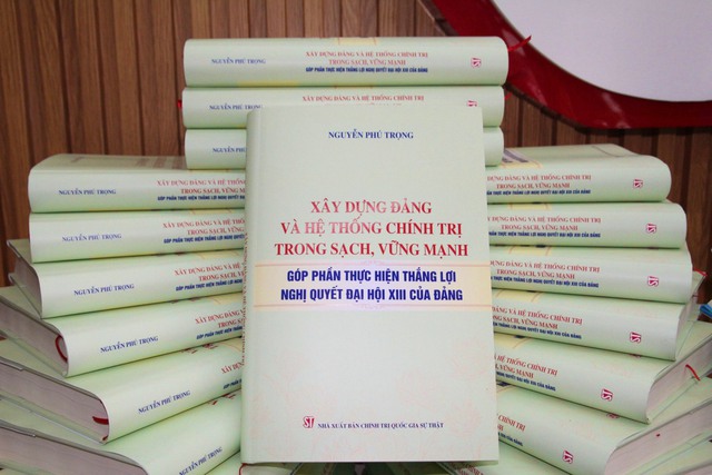 Xuất bản hai cuốn sách của Tổng Bí thư Nguyễn Phú Trọng thể hiện quyết tâm thực hiện thắng lợi Nghị quyết Đại hội XIII của Đảng - Ảnh 3.