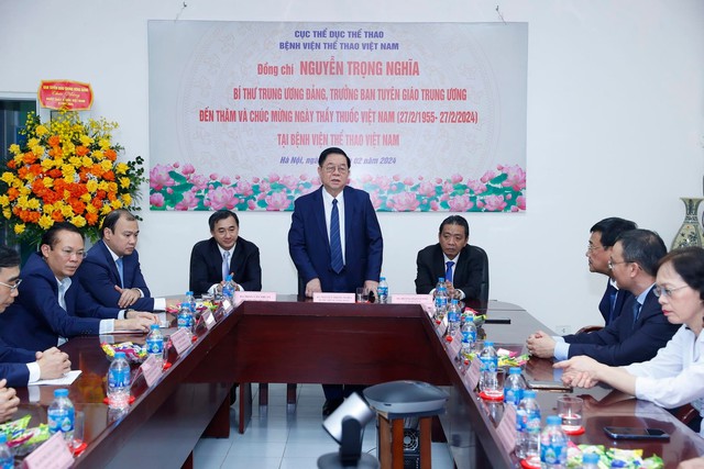 Trưởng Ban Tuyên giáo Trung ương: Bệnh viện Thể thao Việt Nam cần tìm ra hướng đầu tư mũi nhọn  - Ảnh 1.