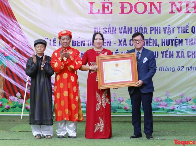 Lễ hội đền Du Yến được công nhận là di sản văn hóa phi vật thể quốc gia - Ảnh 1.
