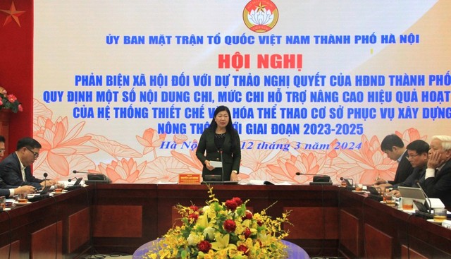 Nâng cao hiệu quả hoạt động của hệ thống thiết chế văn hóa thể thao tại Hà Nội là vô cùng cấp bách - Ảnh 1.