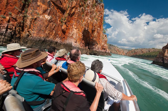 Độc đáo thác nước nằm ngang ở Tây Úc: Kinh nghiệm Việt Nam học hỏi về cách bảo tồn kỳ quan   - Ảnh 1.