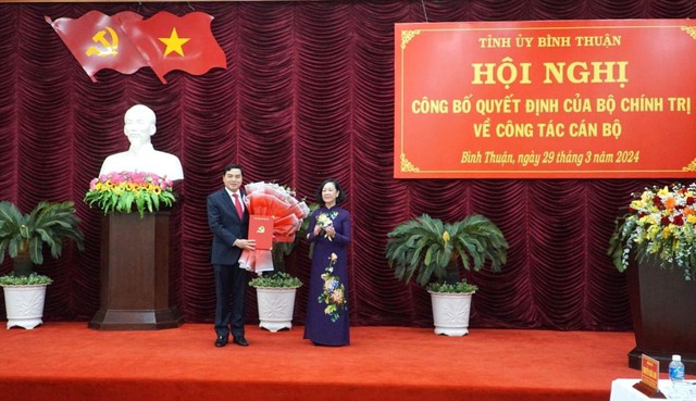 Bình Thuận có tân Bí thư Tỉnh ủy - Ảnh 1.