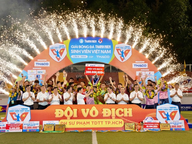 Bế mạc giải bóng đá Thanh Niên sinh viên Việt Nam lần II - 2024 - Ảnh 1.