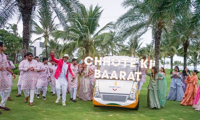 Mãn nhãn siêu đám cưới Ấn Độ siêu độc lạ tại quần thể Vinpearl Nam Hội An - Ảnh 2.