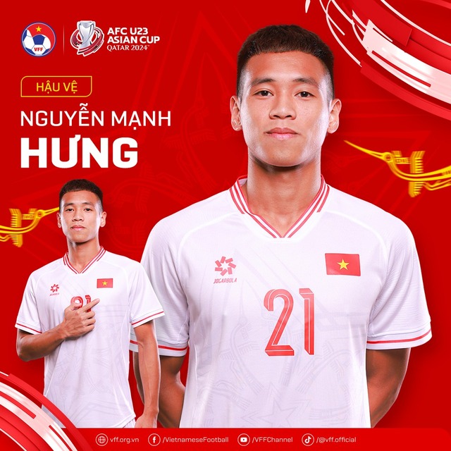 Tất tần tật về 23 cầu thủ U23 Việt Nam tham dự VCK U23 châu Á 2024 - Ảnh 6.