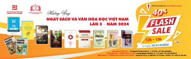 Đọc miễn phí 20 tựa sách điện tử của NXB Tổng hợp TP.HCM nhân Ngày Sách và Văn hóa đọc Việt Nam 2024 - Ảnh 1.