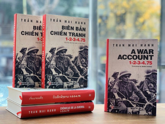 Tái bản, bổ sung cuốn tiểu thuyết tư liệu lịch sử Biên bản chiến tranh 1-2-3-4.75 của nhà báo, nhà văn Trần Mai Hạnh - Ảnh 1.