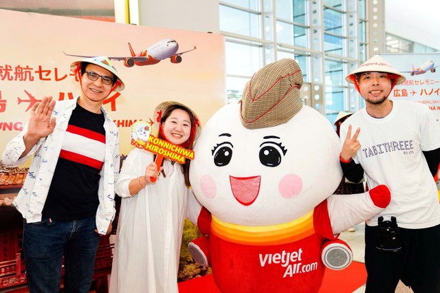 Vietjet vừa khai trương đường bay giữa Hà Nội và Hiroshima - Ảnh 2.