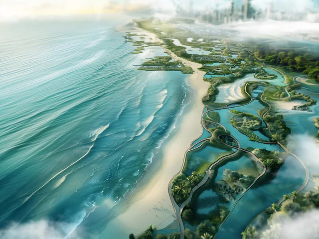 Kiến tạo tương lai thông dự án tái tạo bờ biển lớn nhất thế giới ở Dubai - Ảnh 1.