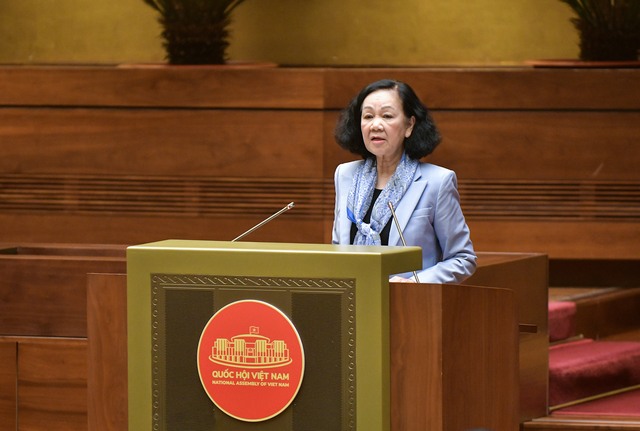 Bà Trương Thị Mai thôi làm nhiệm vụ đại biểu Quốc hội khóa XV - Ảnh 1.