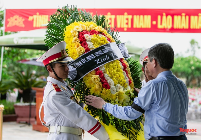 Quảng Bình: Đón 16 hài cốt liệt sĩ là quân tình nguyện, chuyên gia hi sinh tại Lào - Ảnh 1.
