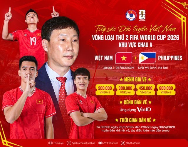 Cách mua vé xem đội tuyển Việt Nam đấu Philippines trên sân Mỹ Đình - Ảnh 1.