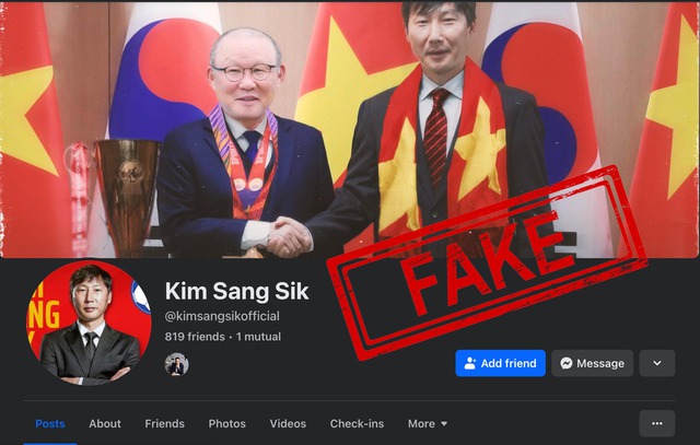 VFF: Một số trang mạng xã hội bịa đặt ý kiến nhận xét của HLV Kim Sang-sik về cầu thủ Việt Nam - Ảnh 1.