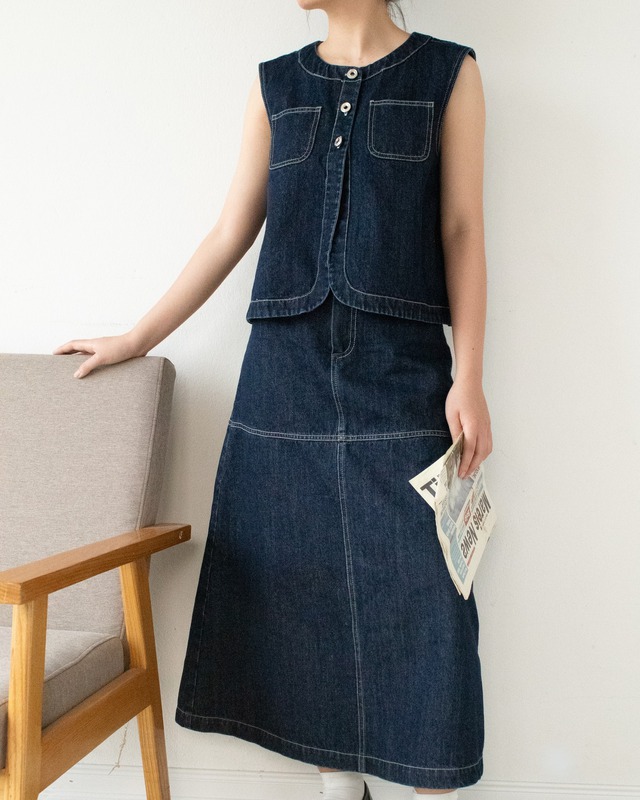 10 set đồ denim dành cho quý cô trên 40 tuổi - Ảnh 11.