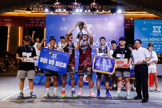 Khép lại Giải bóng rổ 3x3 Hà Nội mở rộng 2024: Bùng nổ tinh thần thể thao, khẳng định tài năng trẻ - Ảnh 1.