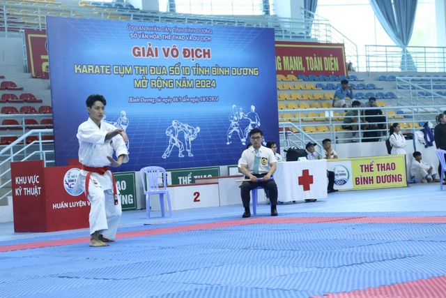 Khai mạc giải vô địch Karate Cụm thi đua số 10 mở rộng năm 2024 - Ảnh 4.