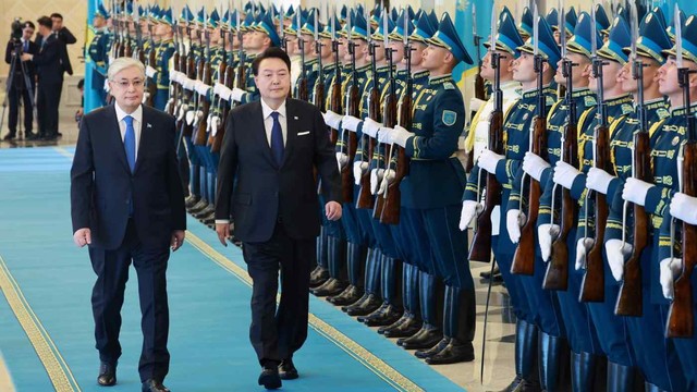 Hàn Quốc tăng cường quan hệ với các nước Trung Á trong chuyến công du của tổng thống - Ảnh 1.