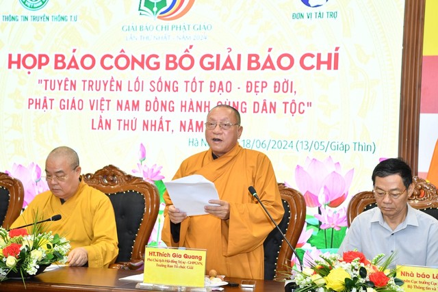 Phát động Giải báo chí toàn quốc về Phật giáo lần thứ nhất năm 2024 - Ảnh 1.