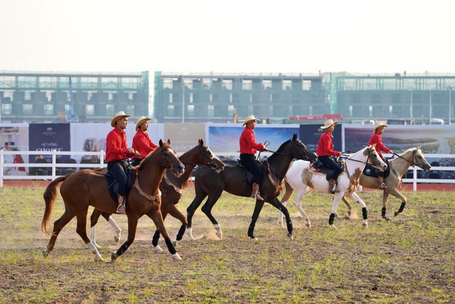 Cư dân háo hức tham gia các khóa học cưỡi ngựa tại Vinpearl Horse Academy Vũ Yên - Ảnh 2.