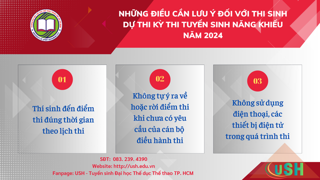 Trường Đại học Thể dục thể thao Thành phố Hồ Chí Minh: Những điều thí sinh cần biết khi tham gia tuyển sinh đợt 1 năm 2024 - Ảnh 7.