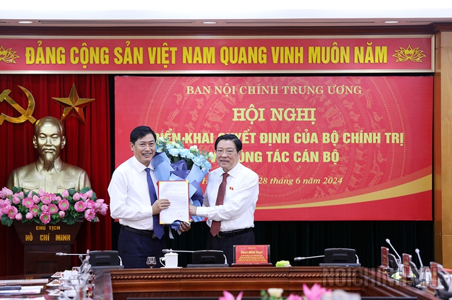 Bí thư Tỉnh ủy Sơn La được Bộ Chính trị điều động làm Phó Trưởng Ban Nội chính Trung ương - Ảnh 1.