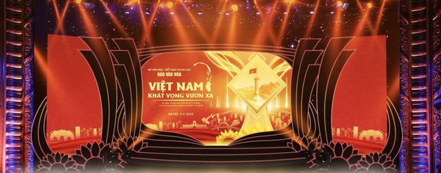 Chương trình nghệ thuật &quot;Việt Nam- Khát vọng vươn xa&quot; kỷ niệm 76 năm Ngày Bác Hồ kêu gọi thi đua ái quốc - Ảnh 1.