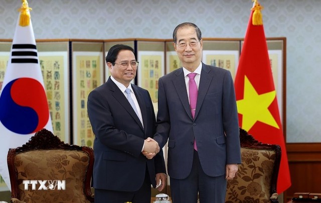 Chuỗi hoạt động ngày thứ hai của Thủ tướng Phạm Minh Chính tại Hàn Quốc - Ảnh 3.