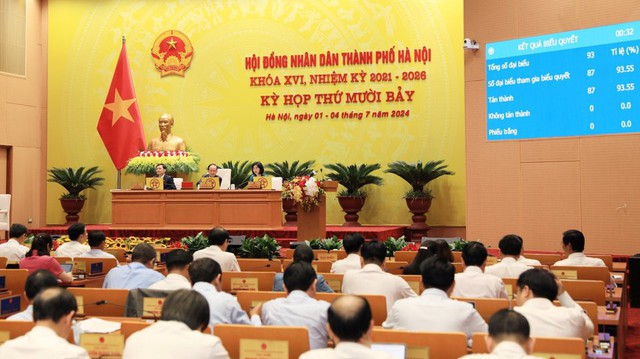 Thông qua 11 nhiệm vụ, giải pháp phát triển kinh tế-xã hội Thủ đô Hà Nội - Ảnh 1.