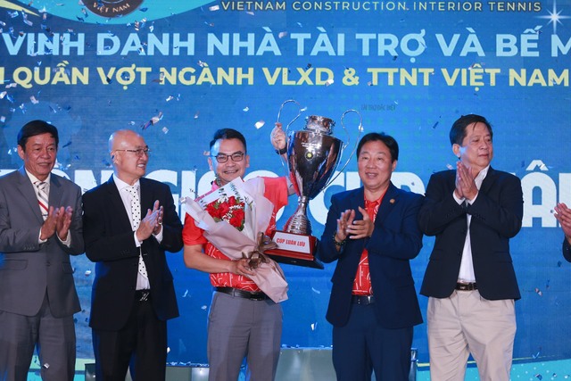 Giải quần vợt ngành VLXD-TTNT Việt Nam thu hút hơn 250 VĐV - Ảnh 2.