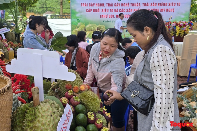 Hơn 18.000 lượt khách tham gia lễ hội trái cây Khánh Sơn - Ảnh 1.