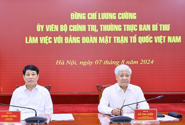 Thường trực Ban Bí thư Lương Cường: Chú trọng công tác nhân sự Đại hội lần thứ XIV của Đảng - Ảnh 1.