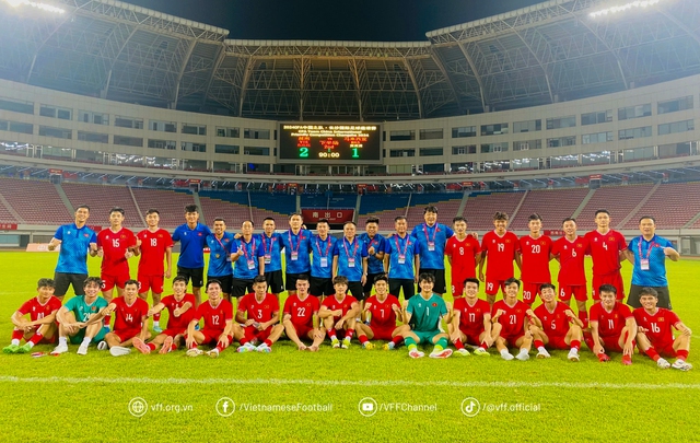 Giải bóng đá quốc tế CFA Team China 2024: Đội tuyển U22 Việt Nam xếp thứ 3 chung cuộc - Ảnh 1.