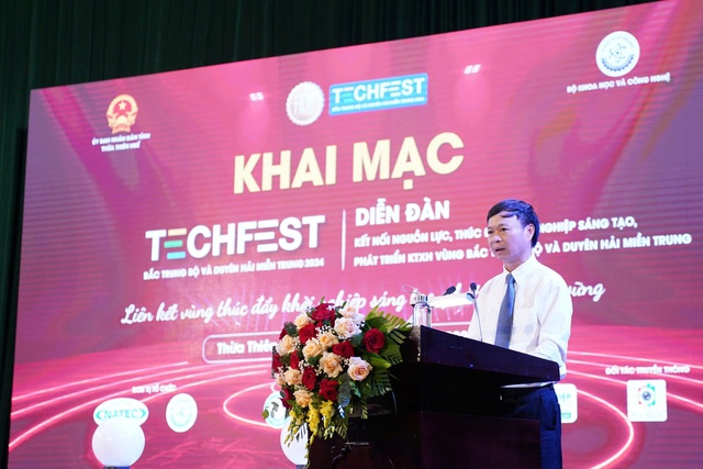 Khai mạc Ngày hội Khởi nghiệp sáng tạo - Techfest vùng Bắc Trung Bộ và duyên hải miền Trung năm 2024 - Ảnh 2.