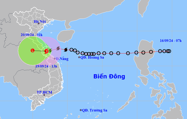 Bão số 4 suy yếu thành áp thấp nhiệt đới - Ảnh 1.