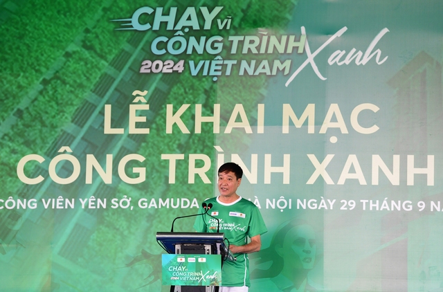 Khai mạc Giải chạy bộ &quot;Vì Công trình xanh Việt Nam năm 2024&quot; - Ảnh 2.