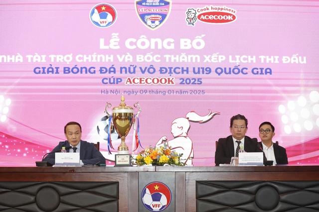  Giải bóng đá nữ Vô địch U19 Quốc gia 2024 đón tin vui - Ảnh 1.