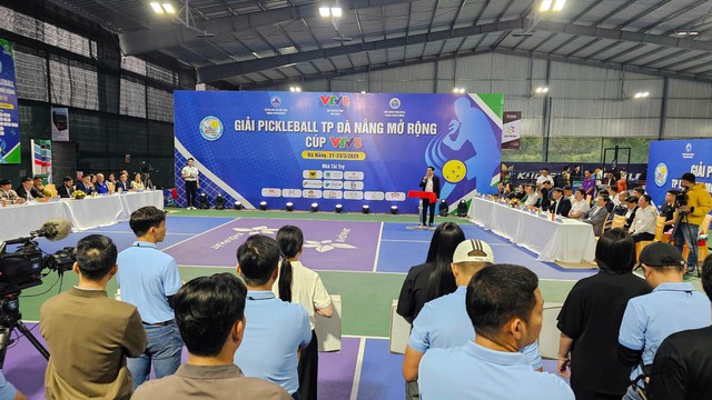 Hàng trăm vận động viên tham gia Giải Pickleball thành phố Đà Nẵng mở rộng Cúp VTV8  - Ảnh 1.