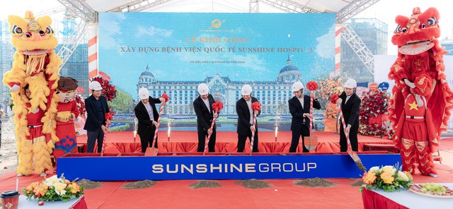 Sunshine Group khởi công xây dựng bệnh viện quốc tế tại dự án Noble Palace Tay Thang Long - Ảnh 1.