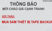 VietCredit thông báo mời chào giá cạnh tranh            