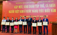 Vinh danh 5 tập thể, 9 cá nhân người Việt Nam ở nước ngoài có nhiều đóng góp vào sự phát triển đất nước