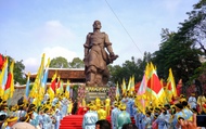 Hào hùng hội Gò Đống Đa tưởng nhớ chiến thắng của vua Quang Trung