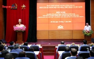 Bộ VHTTDL tổ chức Hội nghị nghiên cứu, quán triệt nội dung cuốn sách của Tổng Bí thư Nguyễn Phú Trọng về văn hóa