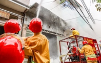 Hà Nội: Mô hình xe ba gác phòng cháy chữa cháy len lỏi ngõ nhỏ dập tắt "bà hỏa" ở làng nghề 