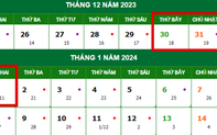 Tết Dương lịch năm 2024 được nghỉ mấy ngày?