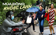 Đã vào mùa Đông nhưng Hà Nội lạ lắm: Nhiều người dân thủ đô vẫn quần cộc, áo ngắn tay đi ra đường